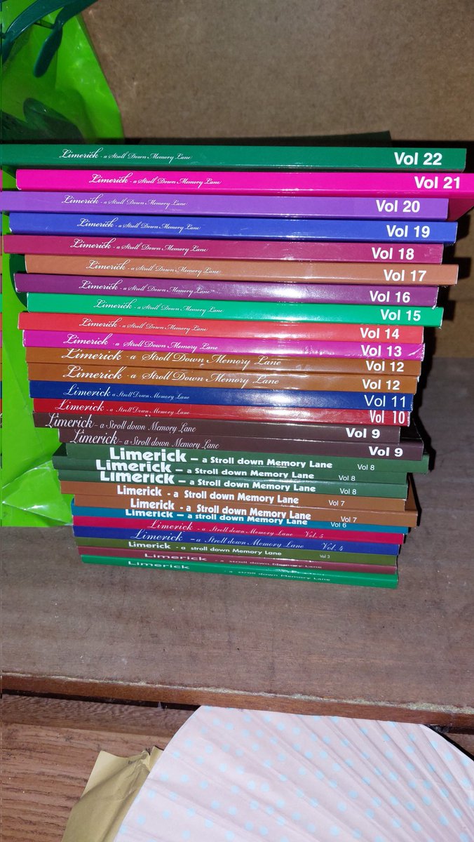 <a href="/MemoryLaneLK/">Limerick, A Stroll</a> a fine collection definitely built up in our house.
Always an enjoyable look.
#Limerick #history 

#memorylaneLK