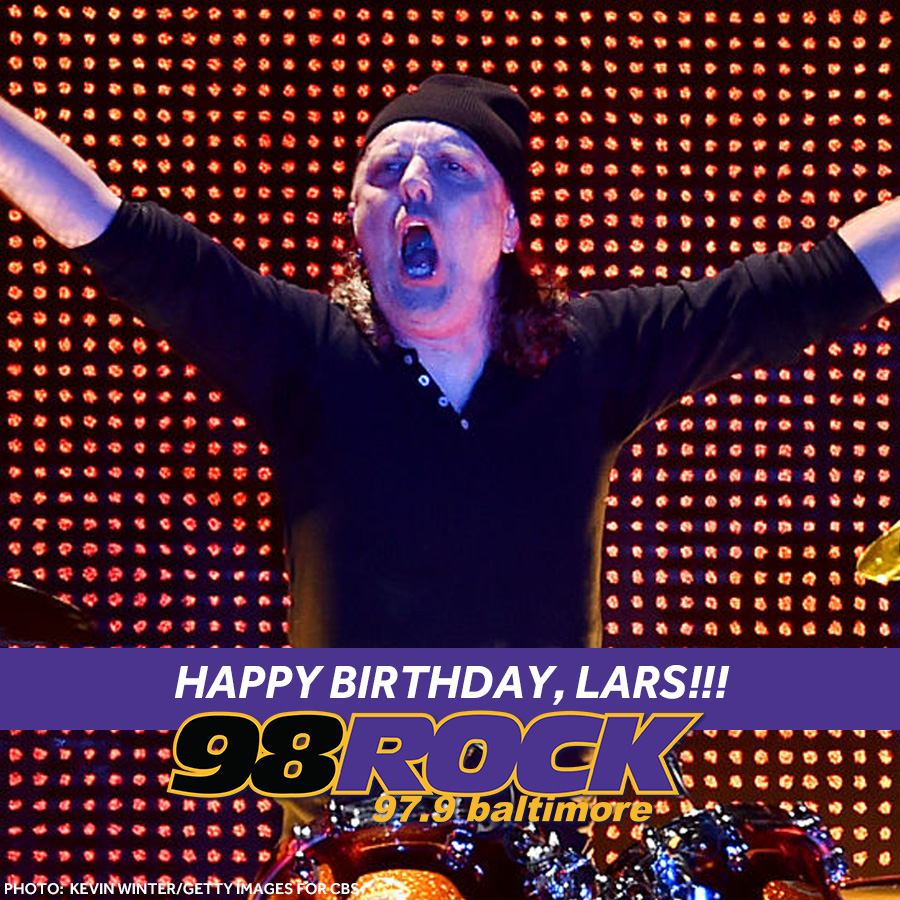 Happy 59th birthday to drummer Lars Ulrich! 