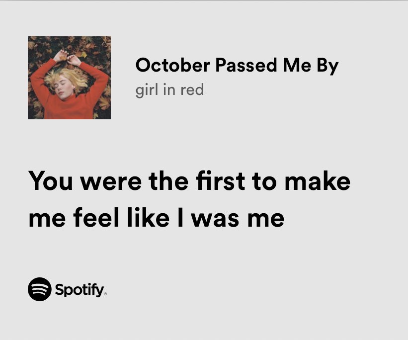 🦖 on Twitter "RT thesadbaby girl in red / october passed me by"