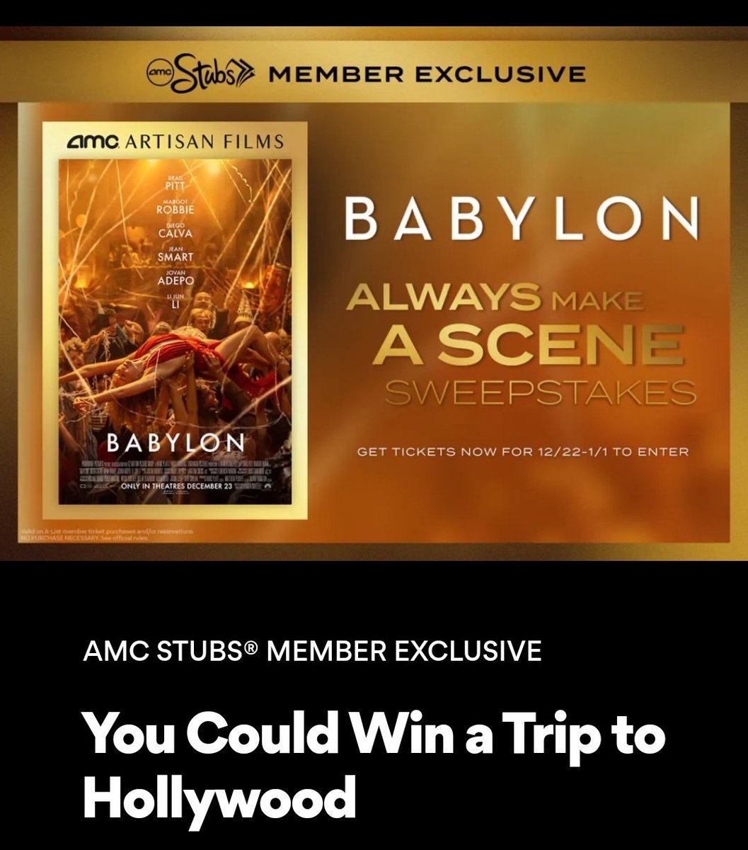 Ben Crew on Twitter "When your AMC app tells you your Babylon ticket