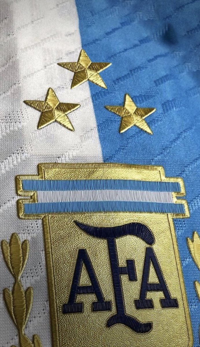 camiseta argentina 3 estrellas