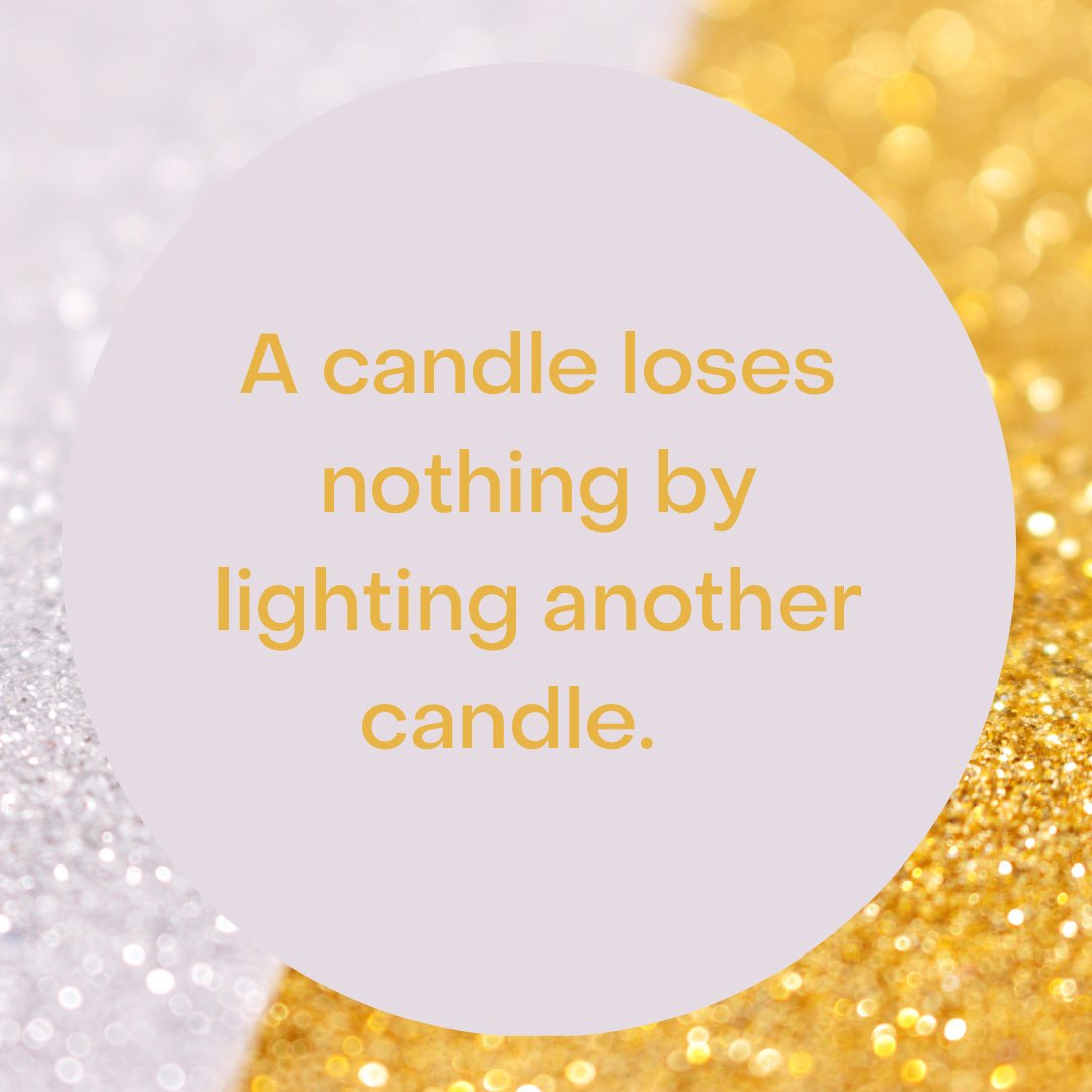 Wherever you can, in all the ways you can, light another candle.  ✨🕯️ 

#liftothersup #encourager #connector #bringthejoy #buildothersup #fairwaynation #coachingforlife #investinothers #mondaymindset