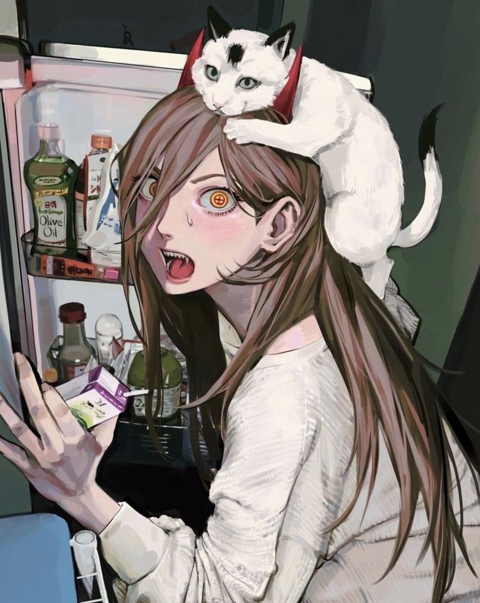 aevitternal's tweet photo. No vegetables please 
art: 다레
#power #csm #cosplayergirl #chainsawmanfanart #chainsawmancosplay #powercos https://t.co/ECwVYE0gFw