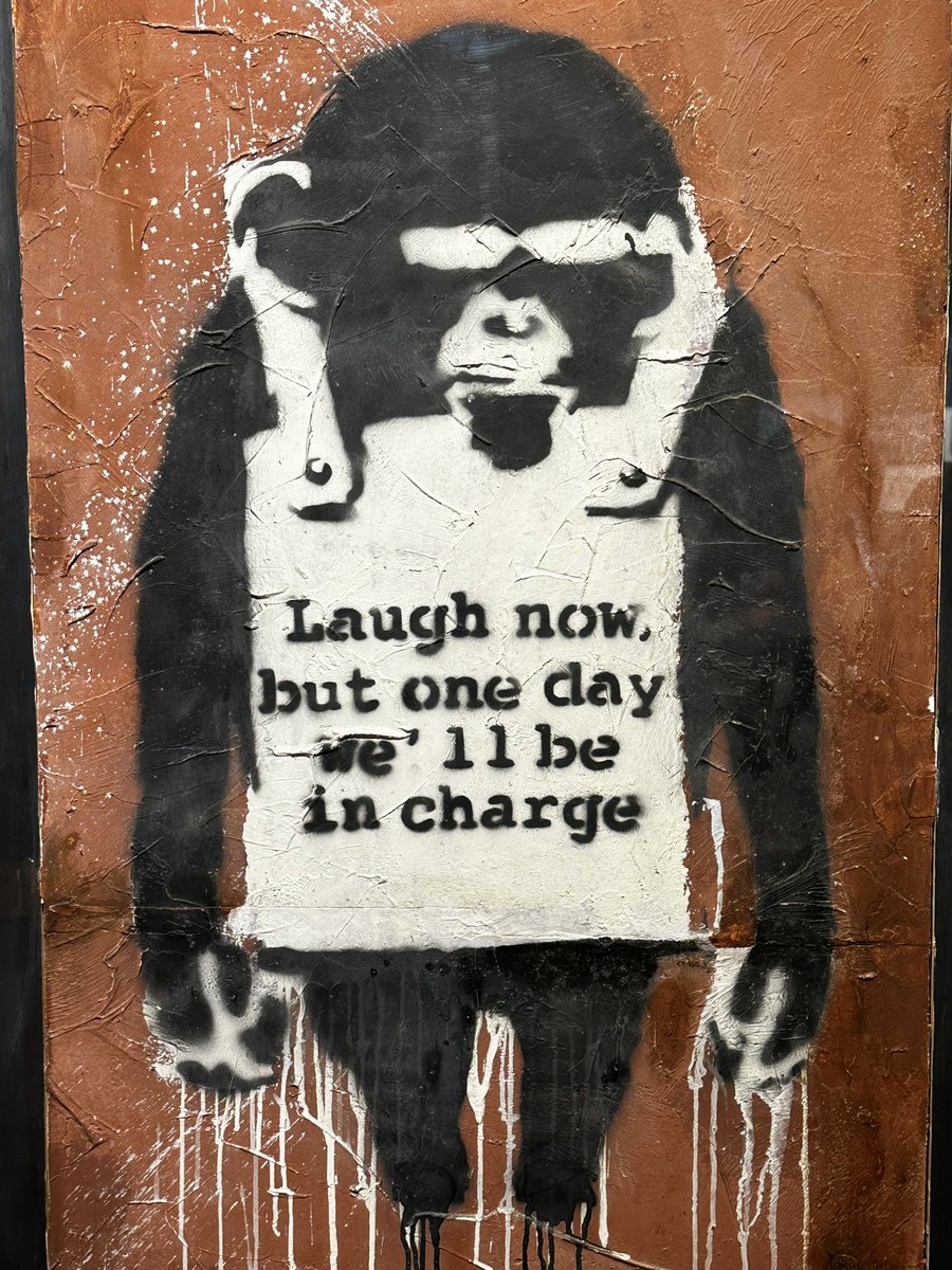 swislar's tweet photo. Nothing really changed in 20 years, except FactChecked that we really live in IDIOCRACY, run by incompetent psychopaths!
FactCheckedAndPassed☑️
#Banksy
#FuckOffEU
#FuckOffNWO
#FuckOffWEF https://t.co/QlZrOwMd7u