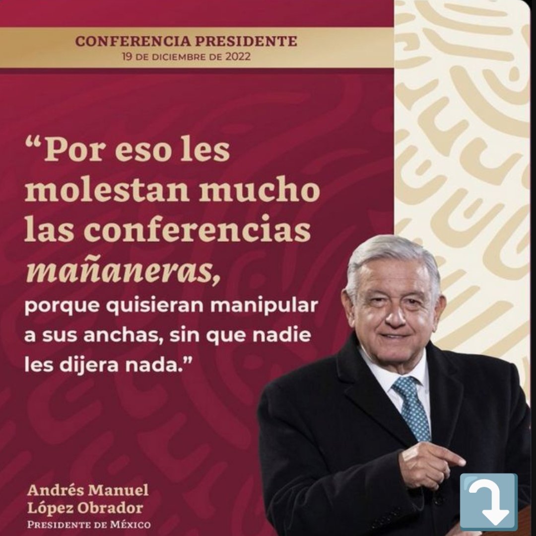 todoincomclau's tweet image. 𝐇𝐢𝐥𝐨
1. LÓPEZ DEFIENDE LA NECESIDAD  DE SUS MAÑANERAS