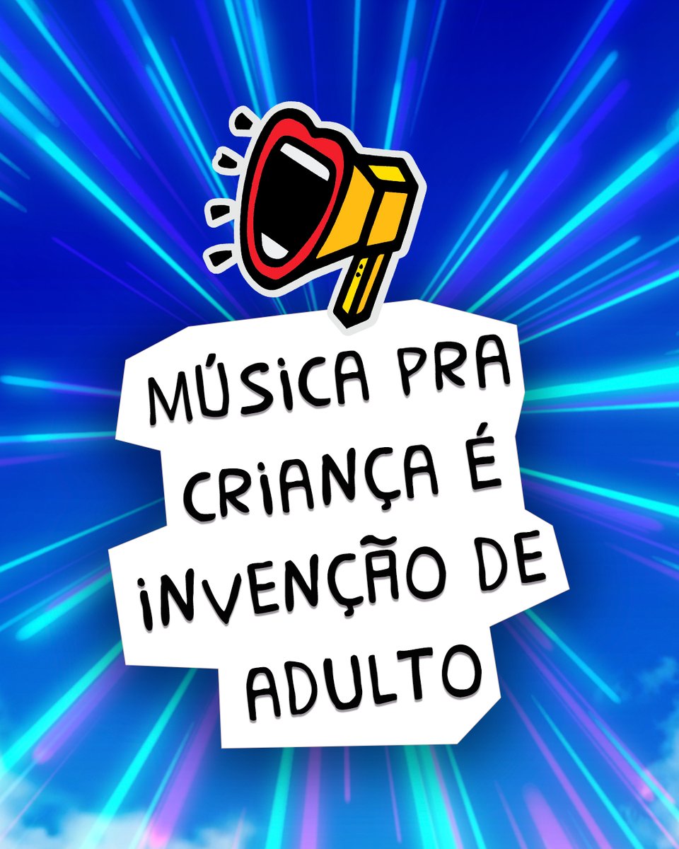 RENAN_INQUERITO's tweet photo. Polêmica? A verdade é que a divisão entre som pra criança e som pra adulto não existe! Música é música, ou te toca ou não! 

Música infantil é uma invenção de adulto 👀 #ABRAKBÇA é um álbum pra crianças mas também é um disco infantil pros adultos, é um disco infanto-senil. https://t.co/rMUeTVscqJ