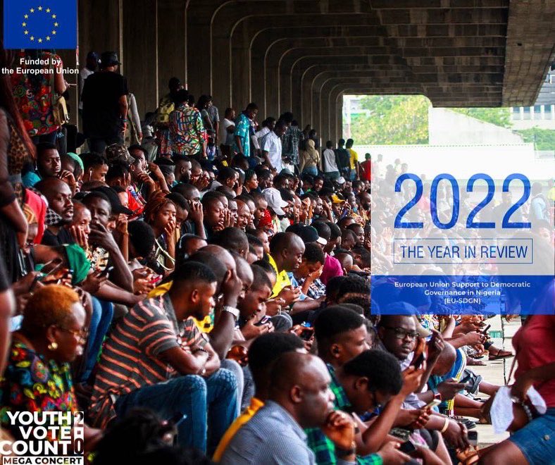 EU_SDGN's tweet photo. #2022InReview: Last minute rush for PVC registration. This happened in #Lagos 48 hours before  the #EuropeanUnion @EUinNigeria funded #YouthVoteCountNG mega music concert. 

#2022InShort 
#2022InReview 
#YearInReview 
#EU4DemocracyNG
#EU4Democrcy
#EUinNigeria 
#YouthVoteCount https://t.co/sj3KwuYO3e