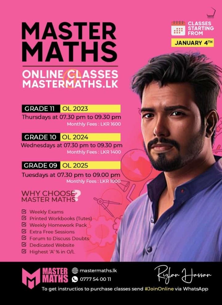 ShakeerShafeek's tweet photo. Rizlan Hassan aka Master Maths the best Maths tutor of the country with well qualifications #MasterMaths #Olplus #SriLanka #Colombo #MathsTutor #GreatestOfAllTime #Innovative #Creative #Motivator
https://t.co/bv2EZvbuqJ https://t.co/EyHgnheyYB