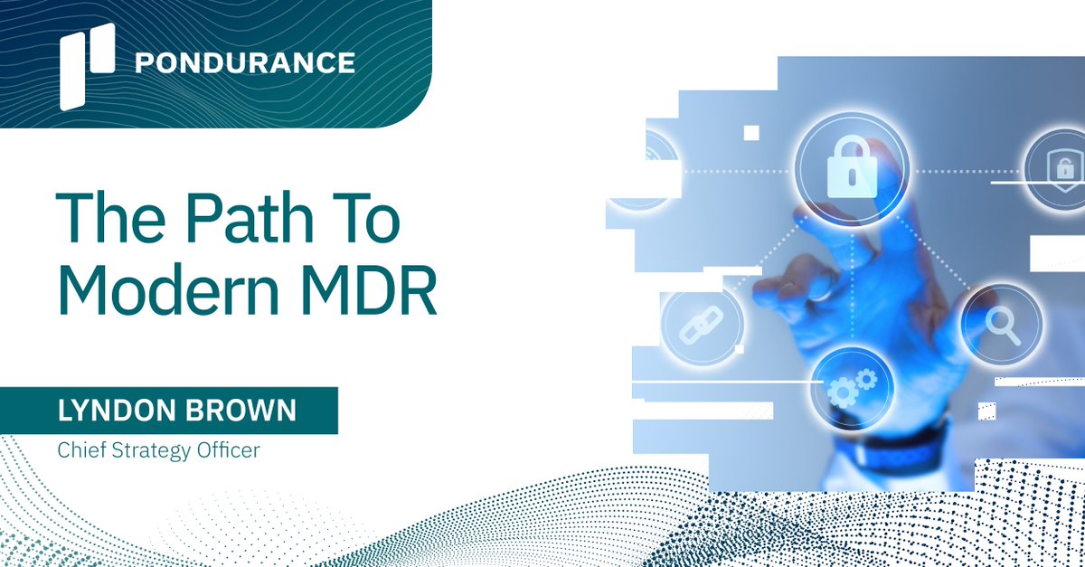 Great video with @SecurityEditor @ISMG_News & @asklyndon @pondurance discussing the path to modern Managed Detection & Response. Watch as they talk about what #MDR is & is not, the evolution of incident response & what modern MDR entails. bit.ly/3C5NeI2 #cybersecurity