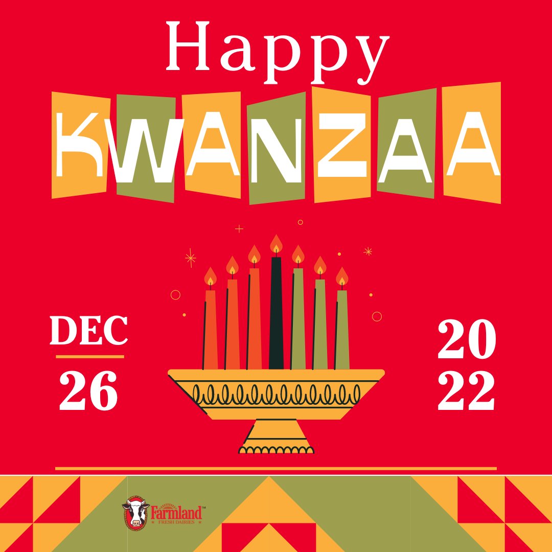 Habari Gani! Wishing you a blessed Kwanzaa.

#farmlandfreshdairies #kwanzaa #habarigani