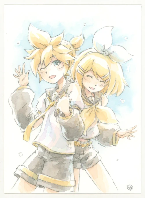 リンちゃんレン君おめでとうございます!#鏡音誕生祭2022 