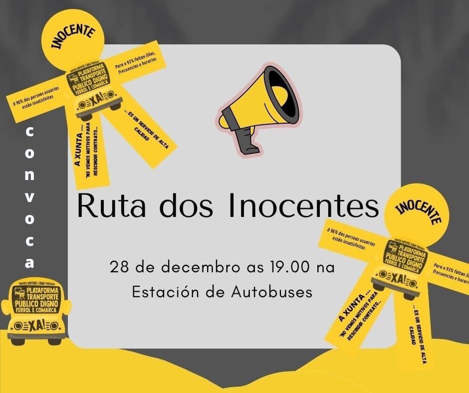 EnFerrolPodemos's tweet photo. O vindeiro mércores 28 de decembro ás 19h estaremos na concentración que organiza a Plataforma de Transporte Público do noso @FerrolOficial na estación de autobuses, esperámosvos alí!!! nós iremos!!!

💜💪🏽
.
.
.
.
#ferrol #ferrolterra #ferroliño #concellodeferrol https://t.co/0inndUXise