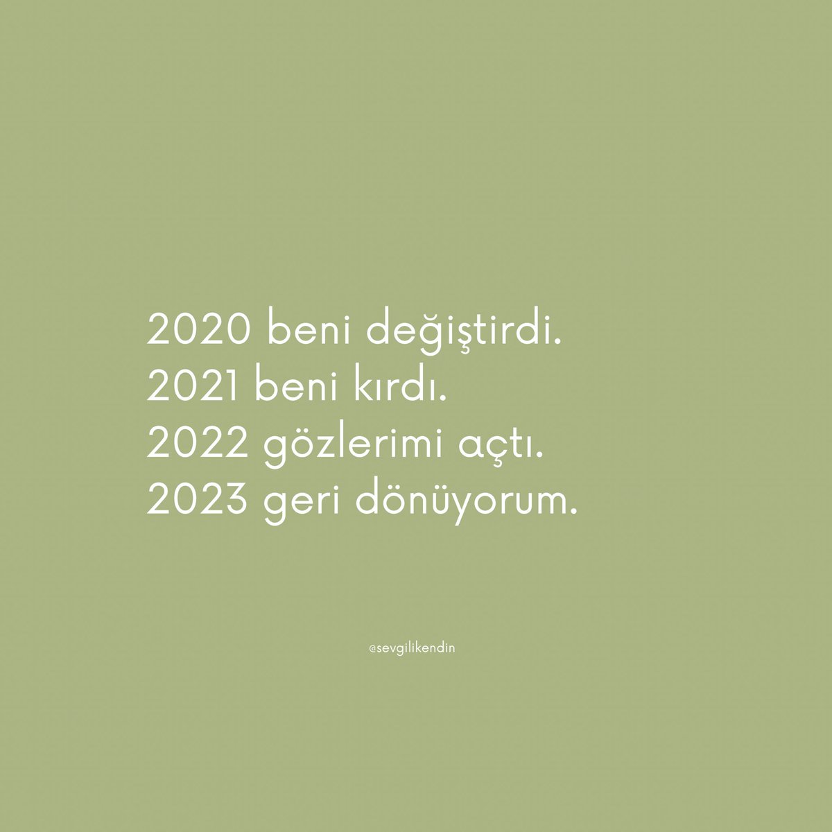 Sevgili kendim, (@sevgilikendin) on Twitter photo 