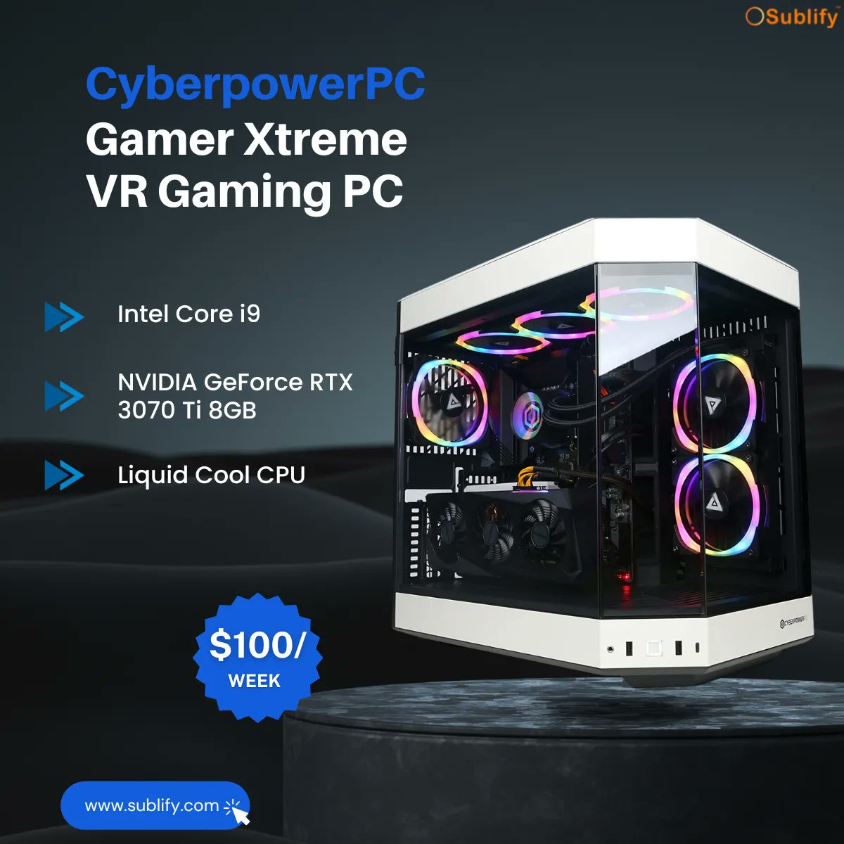 SublifyCom's tweet image. Start your lease now :  buff.ly/3hQEa3U 
Coupled with powerful discreet video cards, the Gamer Xtreme series provides a smooth gaming and multimedia experience.
#gaming #gamer #ps #playstation #videogames #game #xbox #games #twitch #pc #pcgaming #gamers #youtube #xboxone