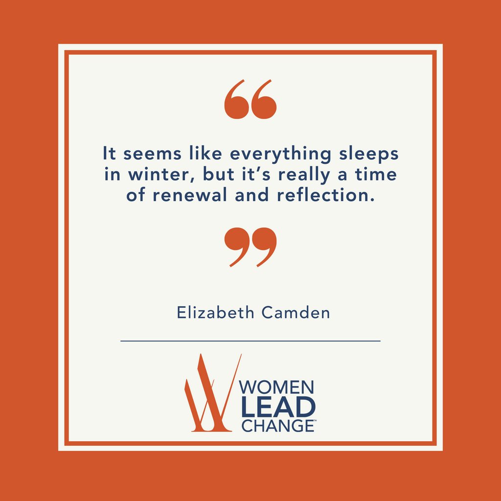 We hope you spend the last week of 2022 reflecting and staying warm before we head into 2023! #MondayMotivation #WomenLeadChange