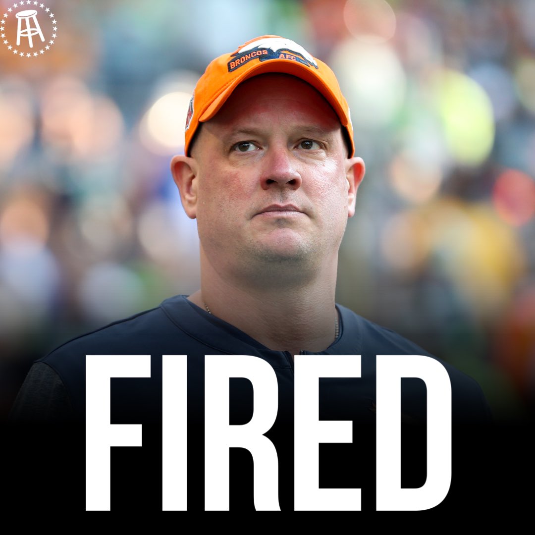 BarstoolDenver's tweet photo. Nathaniel Hackett has been fired 

#BroncoCountry https://t.co/iAxceIc0cS