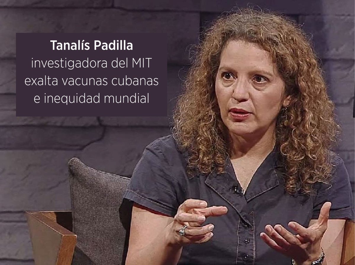 Investigadora del MIT resalta que #Cuba aparece al lado de grandes potencias como Estados Unidos, Reino Unido y China, en la lista de países que desarrollaron su propia vacuna; y que sobresale por el alto nivel de vacunación, solo superado por Emiratos Árabes Unidos.