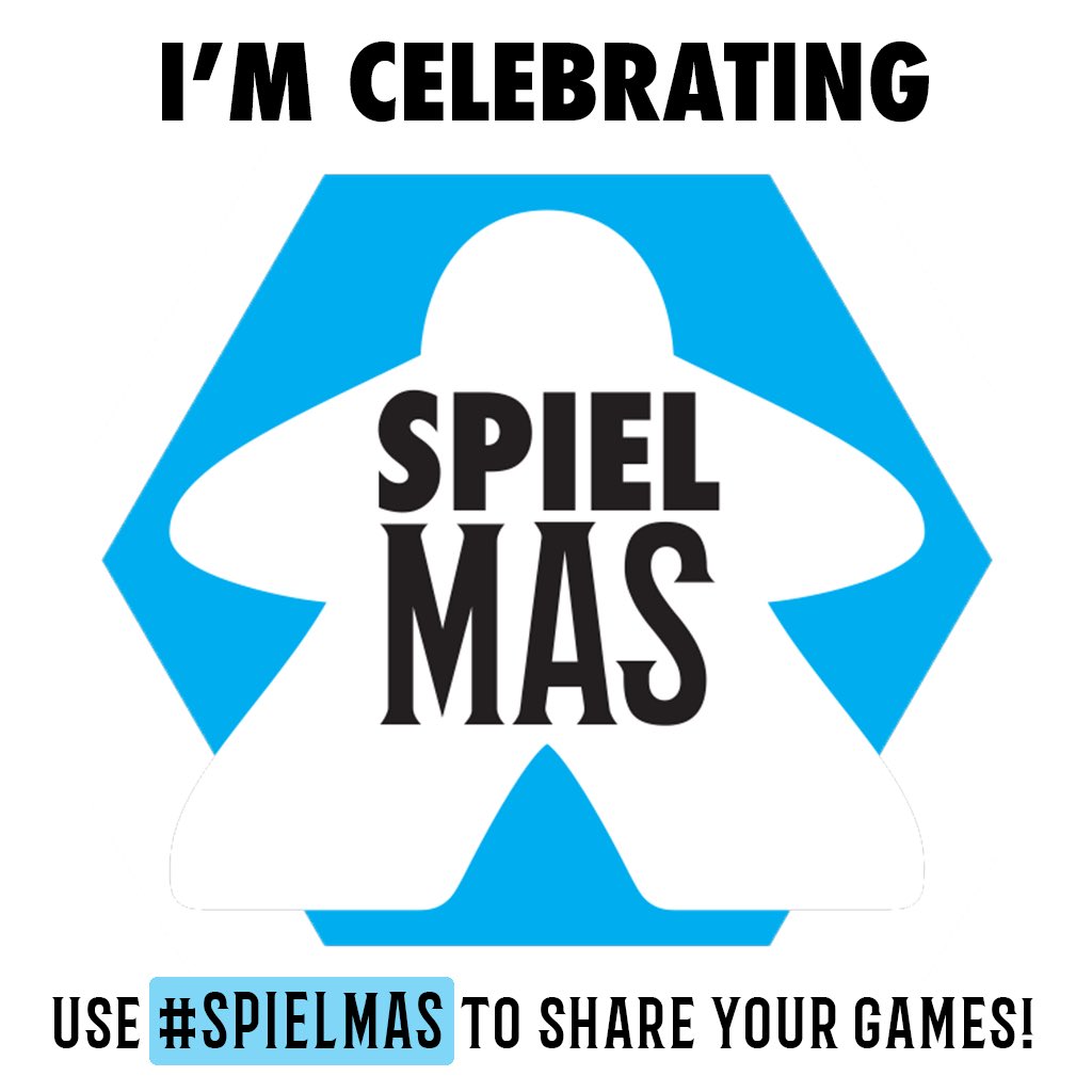 Happy Day 1 of #SpielMas ⛄️!

Join us by using the hashtag #SpielMas each night of the festival. Find out more at SpielMas.com

You can also share the “I’m Celebrating” graphic as a post or retweet to encourage more people to join the festival.