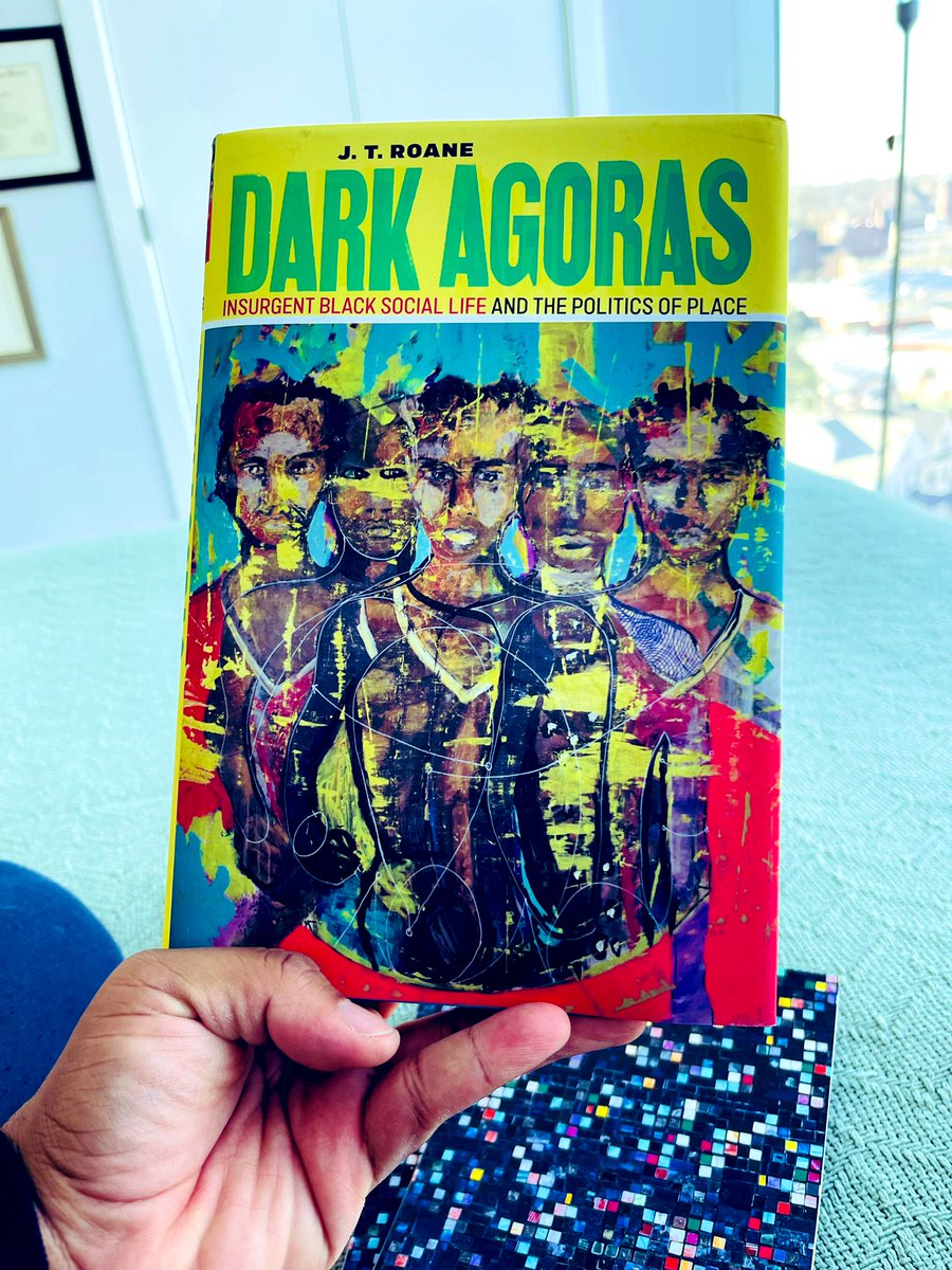 A huge shoutout to my dearest @JTRoane what a gorgeous gem to finally arrive to my mailbox. Congratulations love! I’m so thrilled to continue to learn from you! Looking forward to teach it and cite it! @NYUpress #BlackStudy