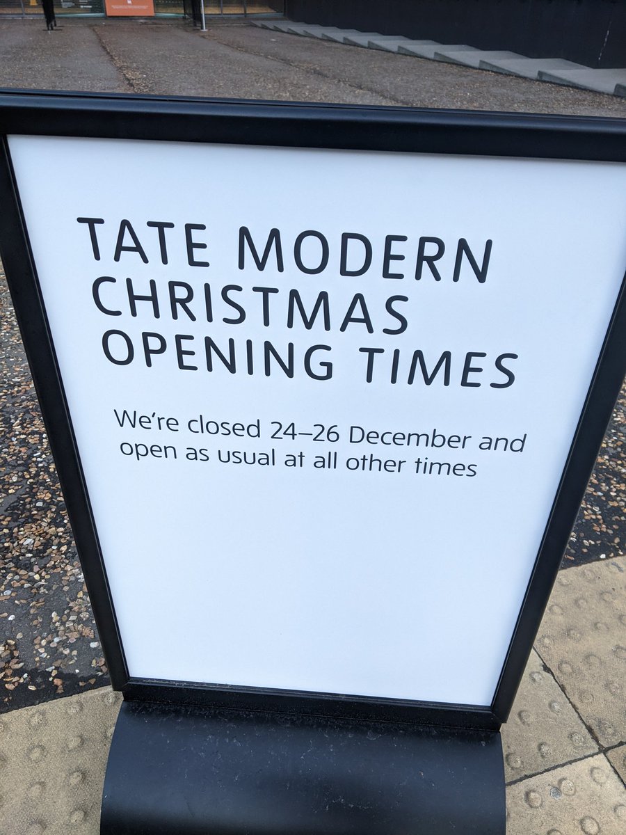 pbadenski's tweet photo. @Tate the information online doesn't seem to match the reality... https://t.co/G8CYmk8E0i