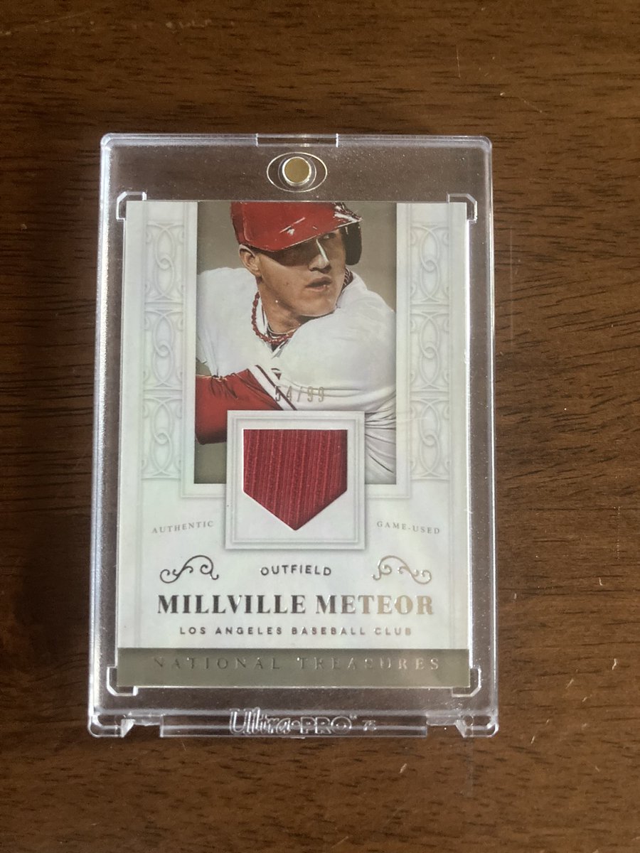 CatchingTrout27's tweet photo. After a few recent additions I had to update the Millville Meteor collection.  Now up to 44 cards, including 15 that are #’d.  ISO the 2020 Heritage regular version of any are available (I already have the box topper #/49) https://t.co/zsiKc7NS2N