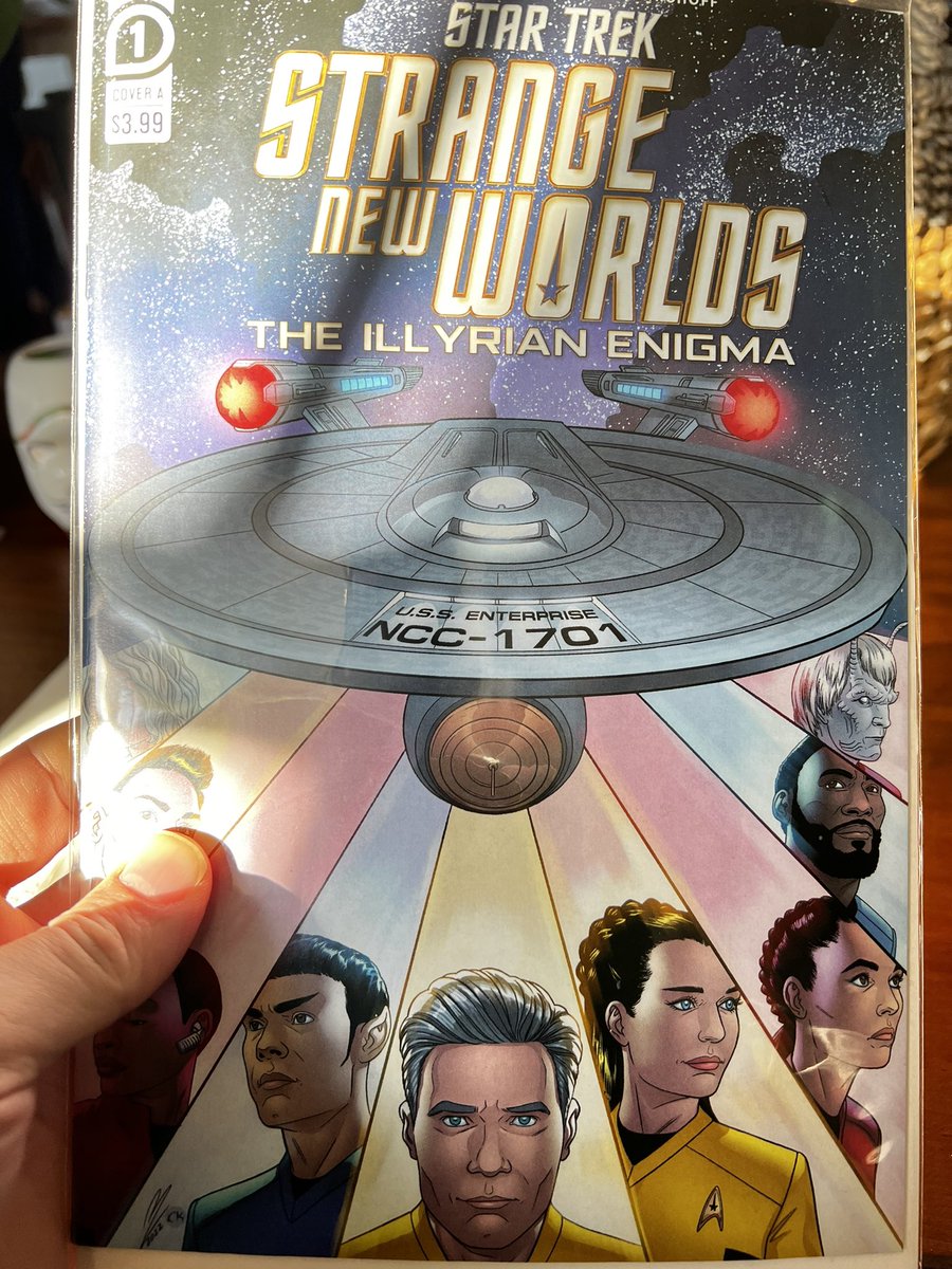 ammasdevadas's tweet image. Found this in my Christmas stocking! @StarTrekOnPPlus @IDWPublishing #startrekstrangenewworlds #StrangeNewWorlds