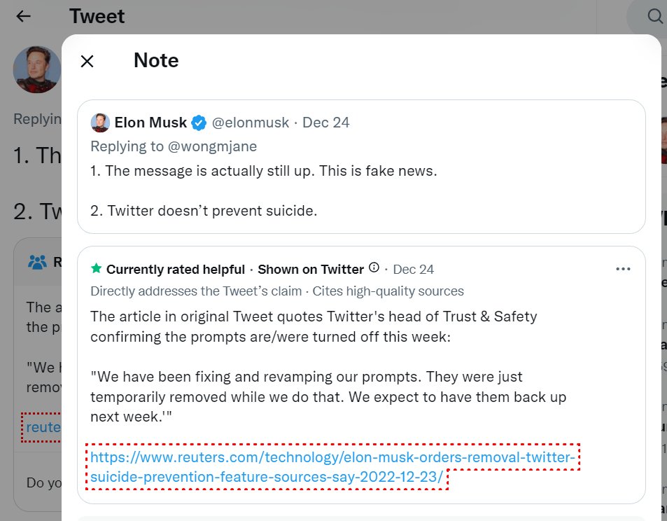 KishanuK's tweet image. A suicide prevention feature on Twitter has been 'restored' following public backlash

#twitterfeature #twitternews #suicideprevention #twitter #elonmusk