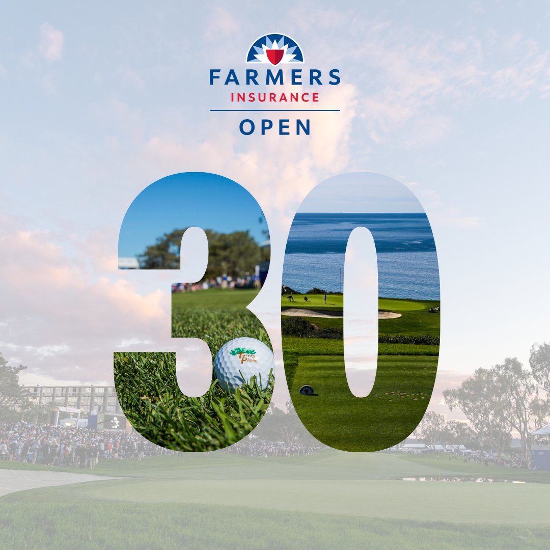 SoCal's favorite golf & lifestyle event is just a short month away! We can't wait to See You at Torrey! 🏌️‍♂️🙌 . . . #FarmersInsuranceOpen #TorreyPines #Golf #PGATOUR #SanDiego #SoCal #LaJolla #Fun #Outdoors #Sports #Countdown #Explore