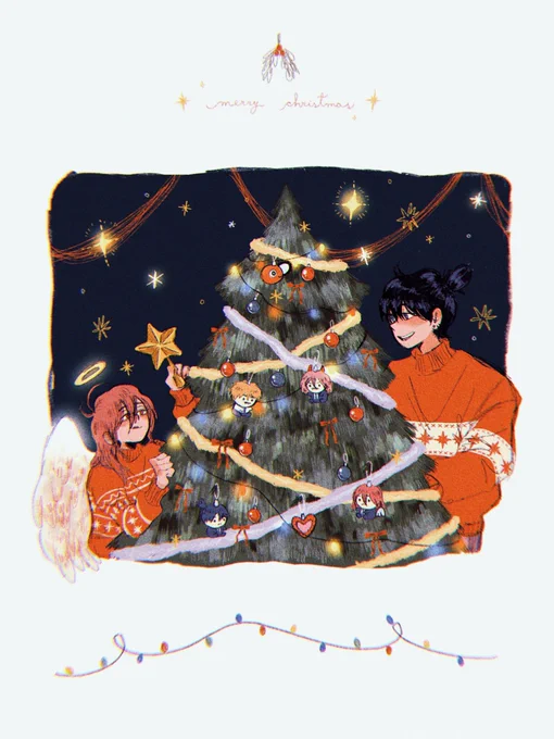 angel spends christmas with aki  