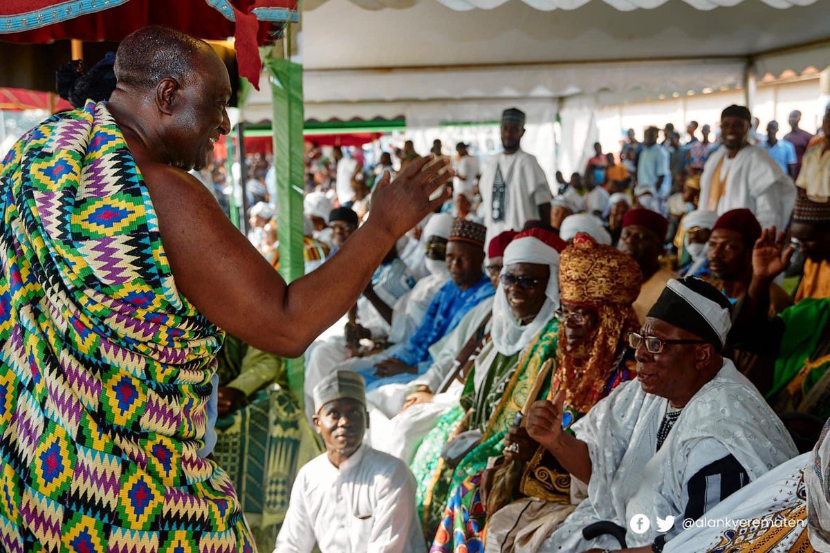 AlanKyerematen's tweet photo. On Christmas day under the distinguished patronage of His Royal Majesty Otumfuo Osei Tutu II, Asantehene, l went back home for the Adɛɛkɛseɛ Festival and the last Akwasidae of the year.

Akwasidae on every sixth Sunday of the year and marks the timings for agricultural activities https://t.co/B5n0jp6qQv