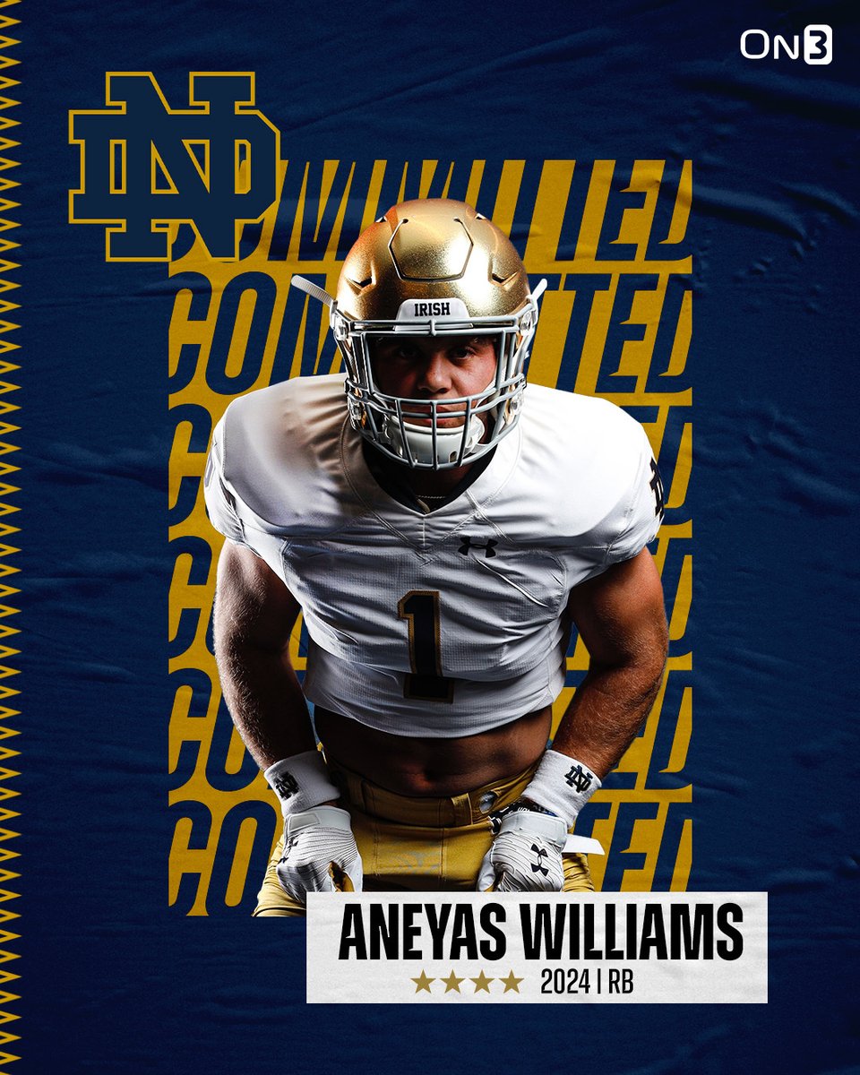 on Twitter "Meet the Notre Dame class of 2024