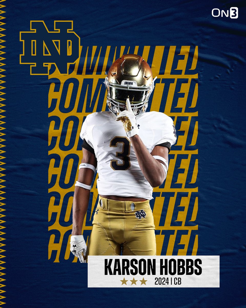 on Twitter "Meet the Notre Dame class of 2024