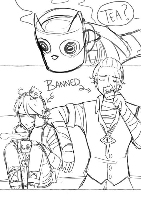 And Prisoner is also banned more and more now…so they can stay in that room together 