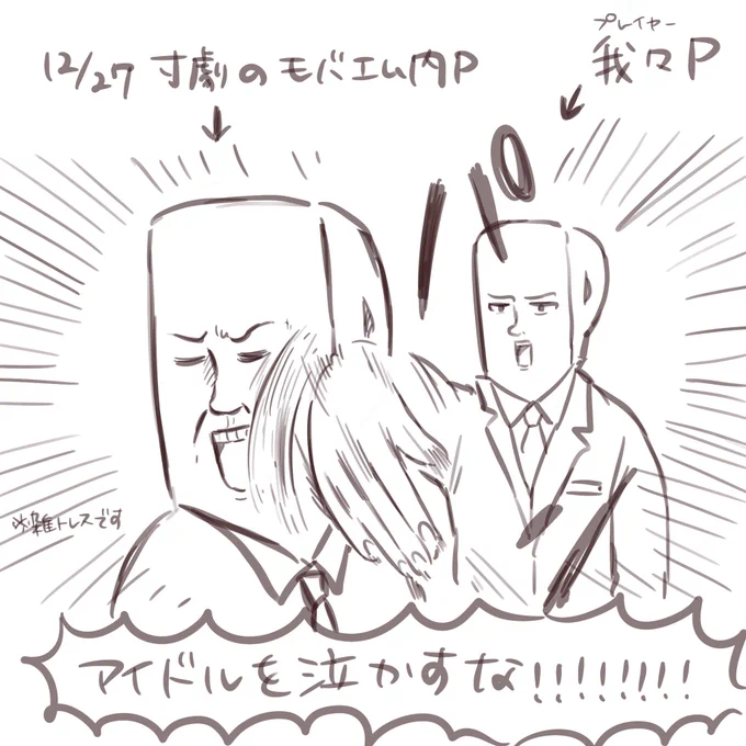 寸劇内Pに対しての感情(雑トレス) 