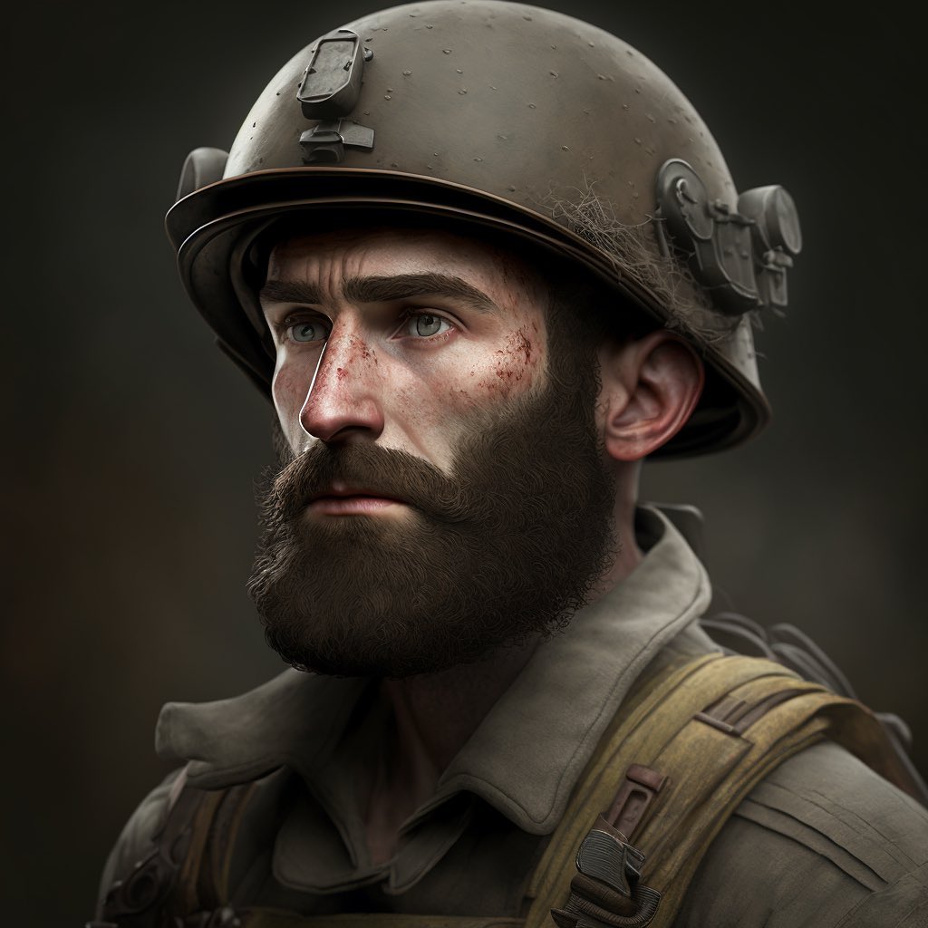tvltio's tweet photo. “The more you sweat in peace, the less you bleed in war.”

#AI #AIart #aigenerated #nfts #thevault #tech #viral #creativity #TVLT #artificialintelligence #midjourney #dalle2 #stablediffusion https://t.co/FBSDCEgyBH