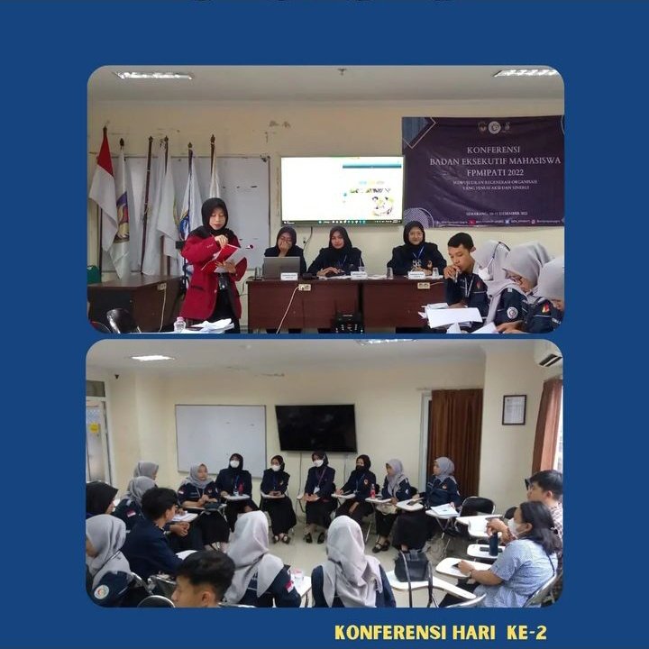 bemfpmipati's tweet photo. [KONFERENSI BEM FPMIPATI PERIODE 2021/2022]

Telah berlangsung kegiatan Konferensi BEM FPMIPATI Periode 2021/2022 pada tanggal 10-11 Desember 2022 bertempat di kampus 4 ruang 3.08-3.10 Universitas PGRI Semarang.
#KonferensiBEMFPMIPATI2022 https://t.co/UM9NazvqsX