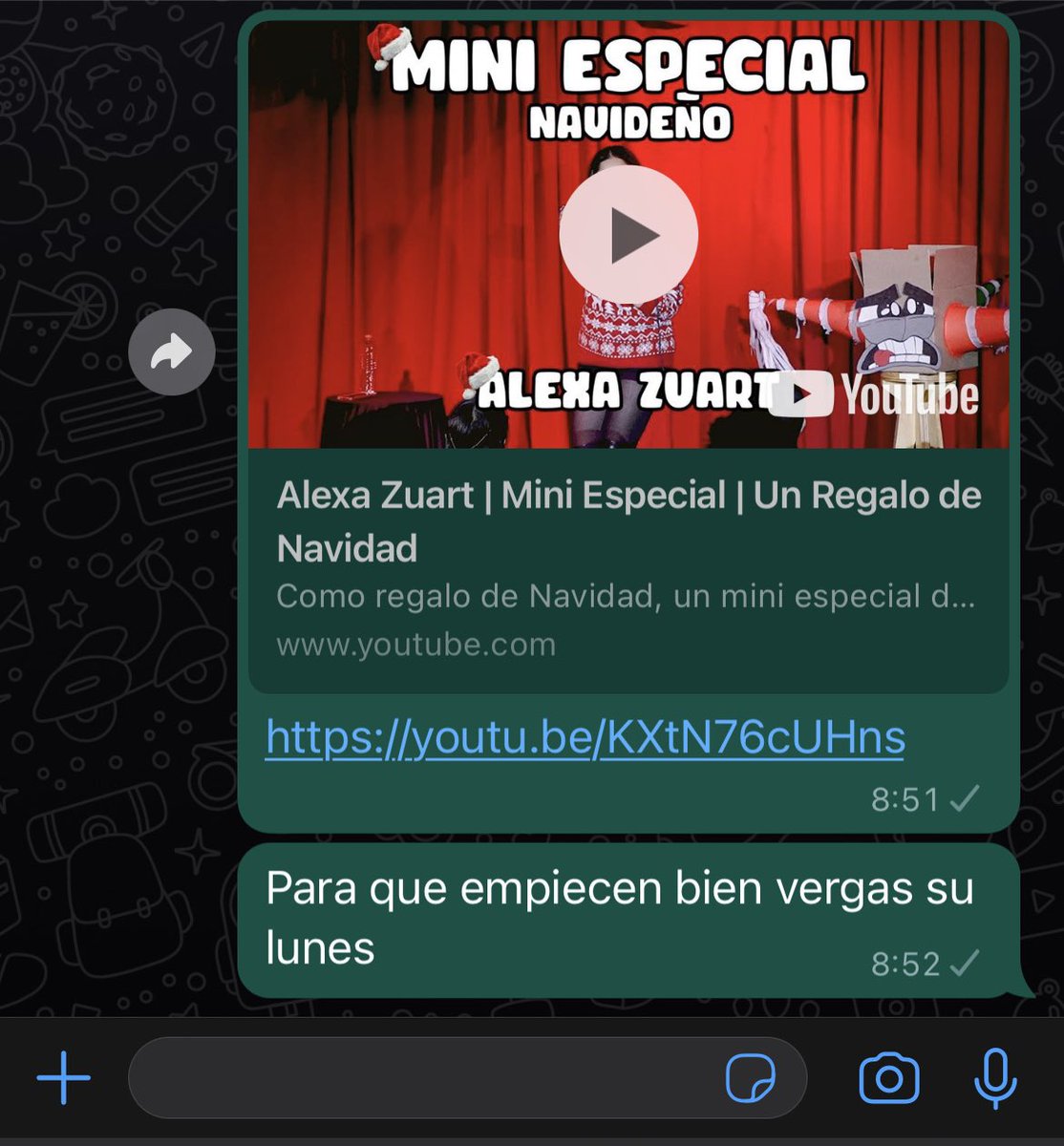 eljorgealf's tweet photo. Empezamos el lunes con la bonita recomendación del mini especial de mi tía @soymuynecia joyita #AlexaZuart https://t.co/mLRXFgFAc6