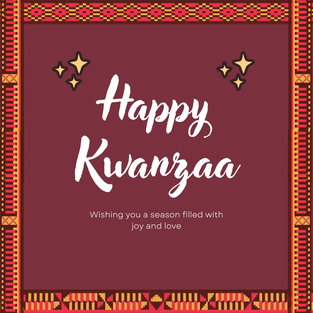 Heri za Kwanzaa! Happy Kwanzaa to all those who celebrate! 

From Umoja to Imani, may all the blessings of Kwanzaa be yours. ✨
