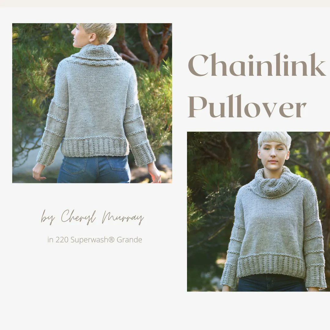 CascadeYarns's tweet photo. Chainlink Pullover in 220 Superwash Grande
by Cheryl Murray
https://t.co/Y08HkE4M9s
Download this free pattern on the Cascade Yarns website
#CascadeFreePattern #CascadeYarns #FreePattern #220SuperwashGrande #KnitSweater #KnitPullover https://t.co/M8Ju33KClW