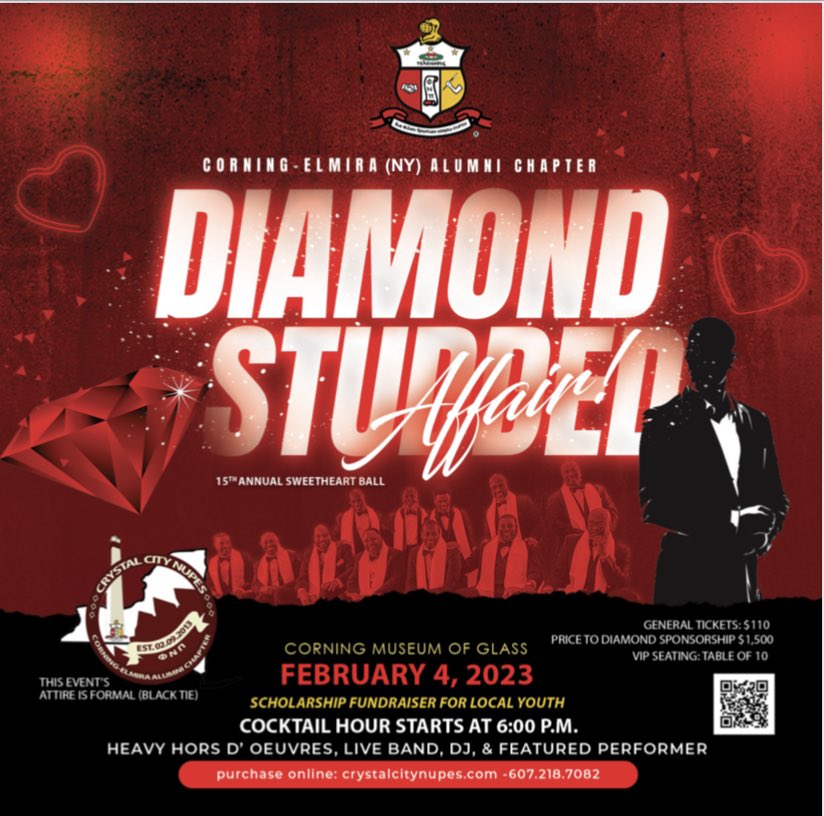 We have a cocktail hour planned for you following food,a live band,and a featured performance to be announced! Our Diamond 💎 Studded event will be one to remember! Get your tickets to ensure your attendance🎟 you can find the link in our bio…or ♦️👌🏾click CrystalCityNupes.Com