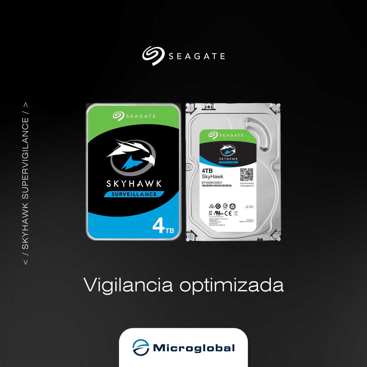 Las unidades de disco duro SkyHawk para vídeo de Seagate están diseñadas específicamente para sistemas de videovigilancia de funcionamiento ininterrumpido.

Admite hasta 64 transmisiones simultáneas en cámaras HD.

¿Qué estás esperando para ofrecerlas en tu negocio?