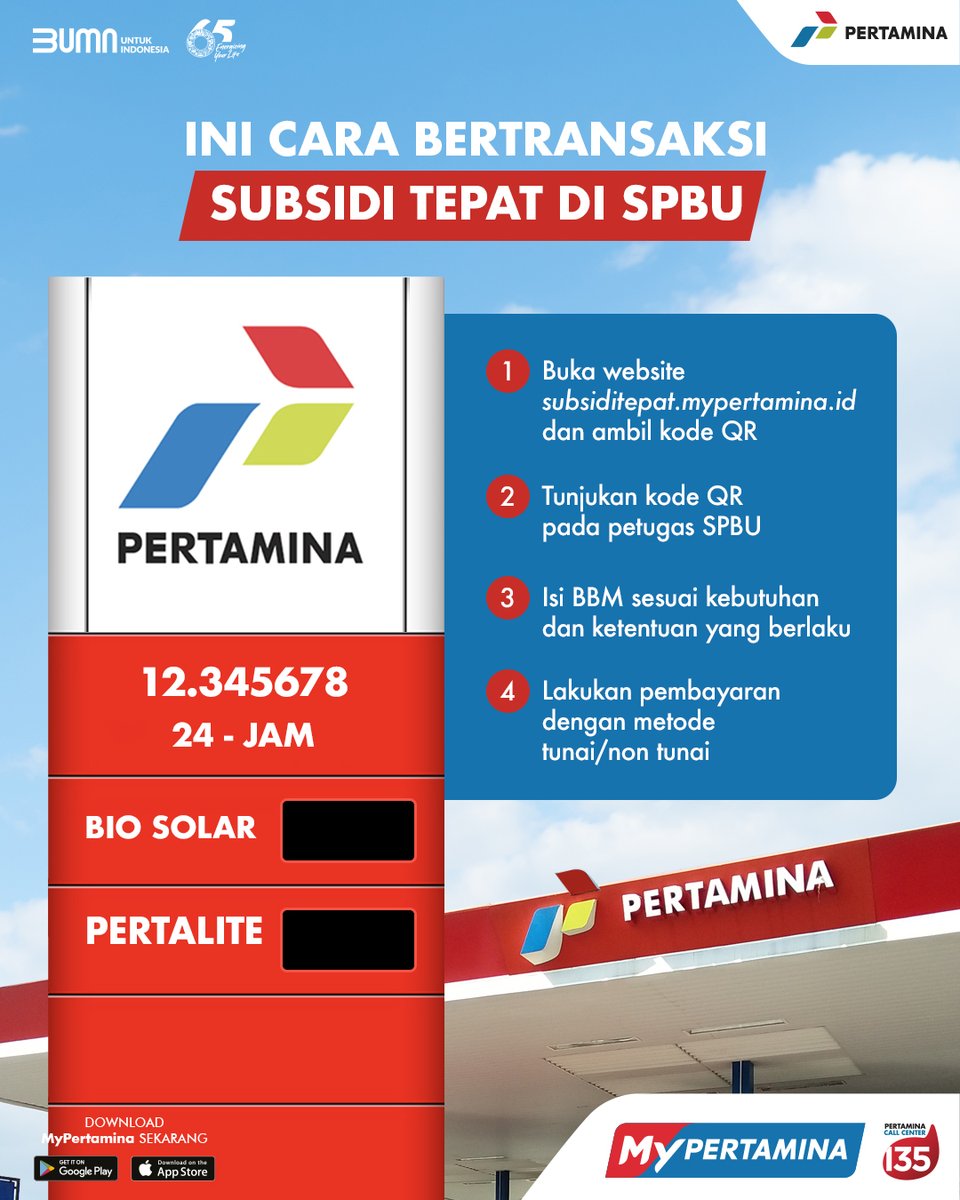 Mudah banget kan cara bertransaksi Subsidi Tepat di SPBU?! Jadi, jangan khawatir lagi ya, Sob! Kalo bingung akan dipandu kok sama petugasnya!