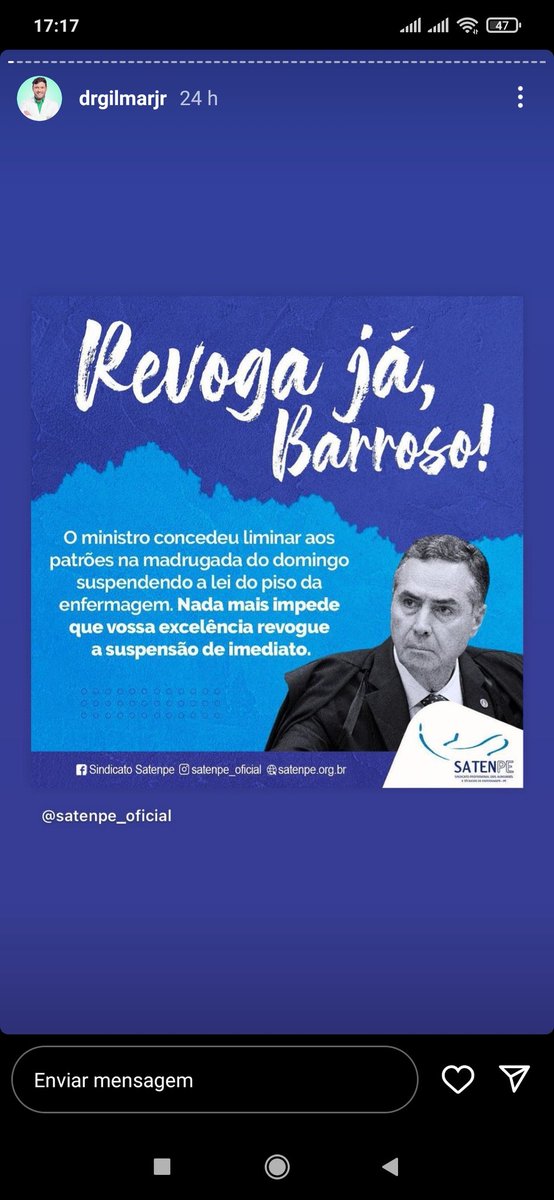 maurineryG's tweet photo. Nada mais impede, vossa excelência @LRobertoBarroso https://t.co/SqOZlDOAGO
