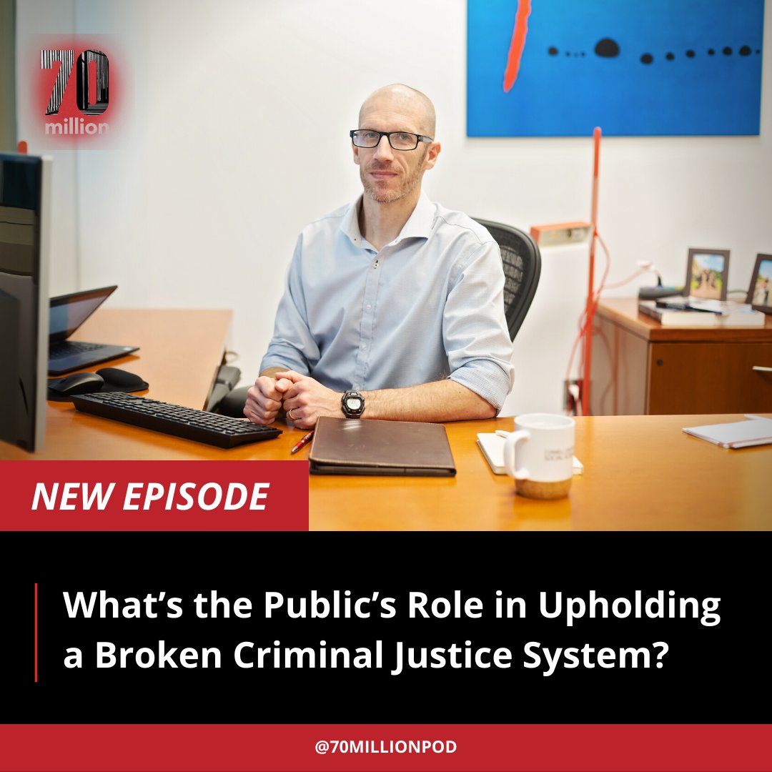 NEW EPISODE 📢 What’s the Public’s Role in Upholding a Broken Criminal Justice System? reported by Mark Betancourt.

Listen here and across all podcast players: Pod.Link/70Million