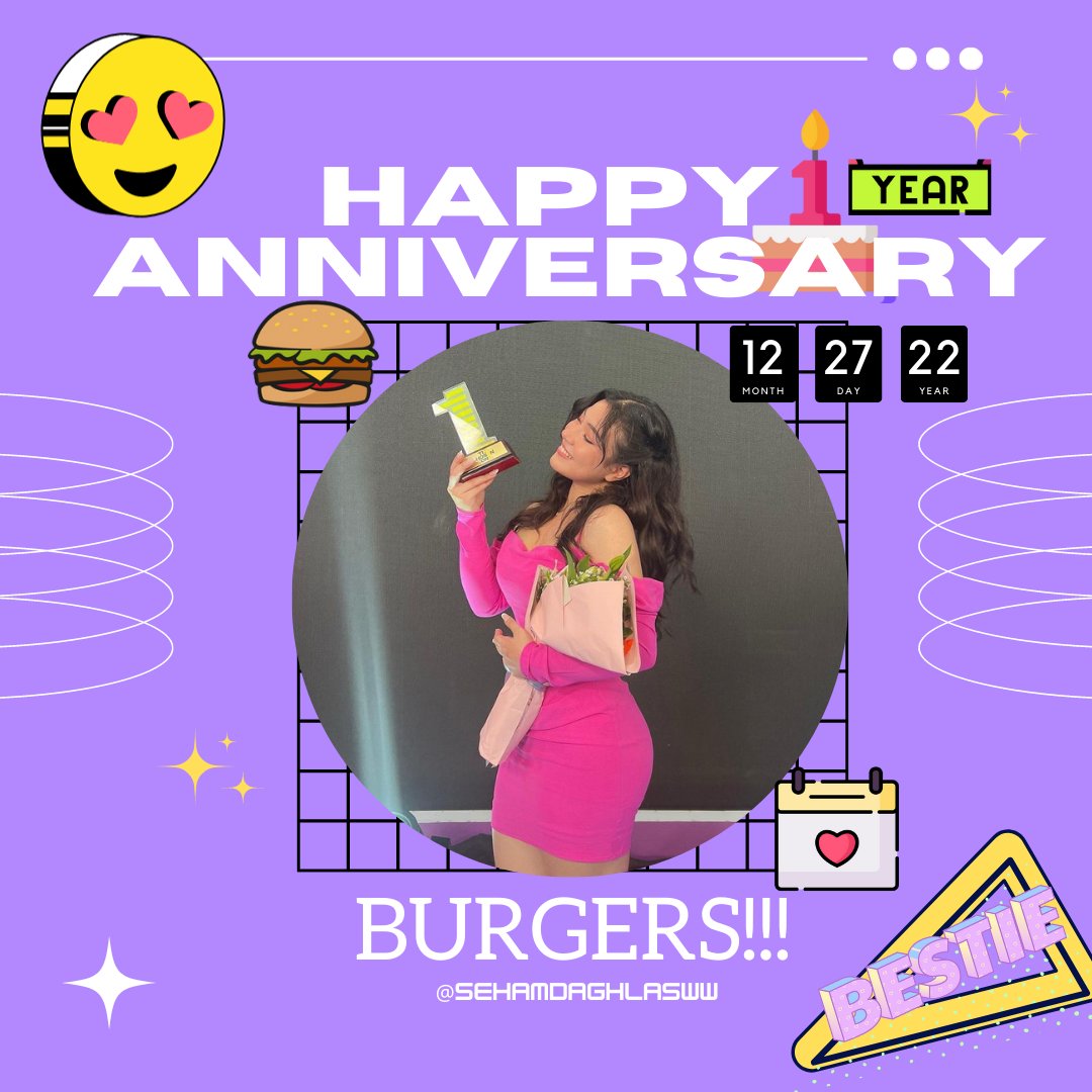 SehamDaghlasWW's tweet photo. A year with @sehamburger is a thrill of a ride! So lucky to have you in our lives and it was so worth it, our Brightminded Darling ng Iloilo! Happy First Burger's Anniversary. We love you to the moon and back! Here's to another 99 anniversaries to us, Our Chosen ONE!☁️🤍🥺🏹🍔 https://t.co/LocD28qyxg