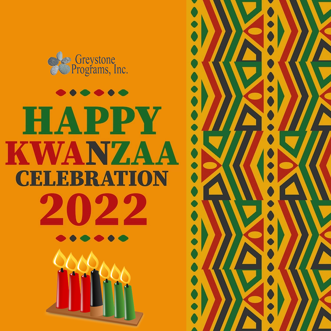 GreystonePrgrms's tweet photo. From everyone at Greystone Programs, we wish you a Happy Kwanzaa!
#GreystoneStrong #TogetherApart #AutismAwareness #GreystonePrograms #HappyKwanzaa https://t.co/29L3NLnPJE