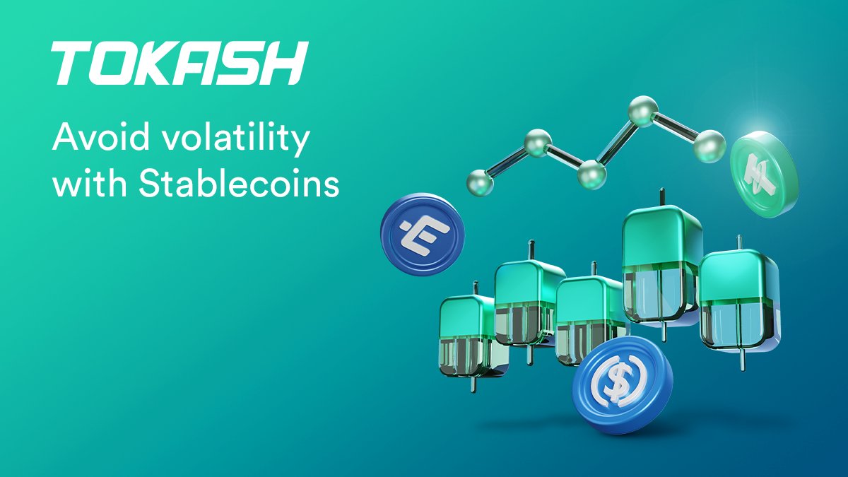 Tokash offers a wide range of #Stablecoins to convert your digital assets and avoid volatility in the #cryptocurrency market