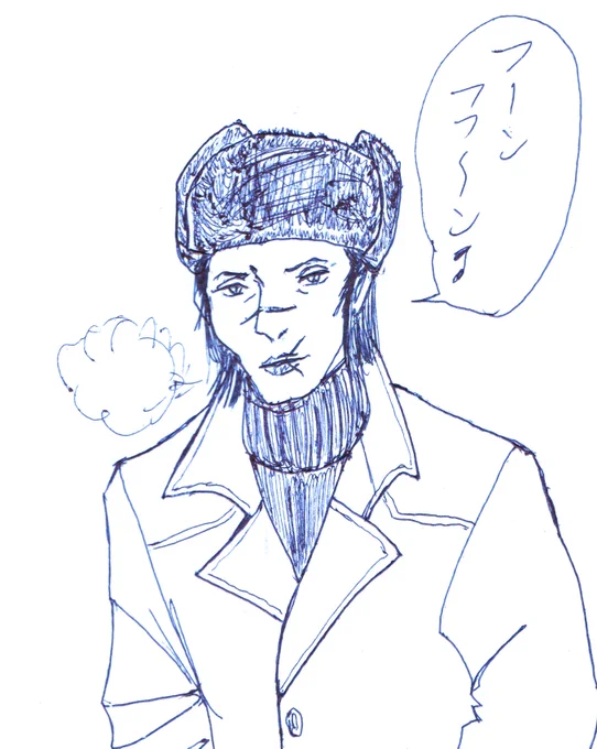 ✨いいね&RTありがとうございます☺️🎵
今日もお疲れ様でした✨💤

寒くなったので描きました♪

#コサック帽 #tekken #SergeiDragunov #fanart
🖌️コサック帽を被って鼻歌のドラグノフ✨ 