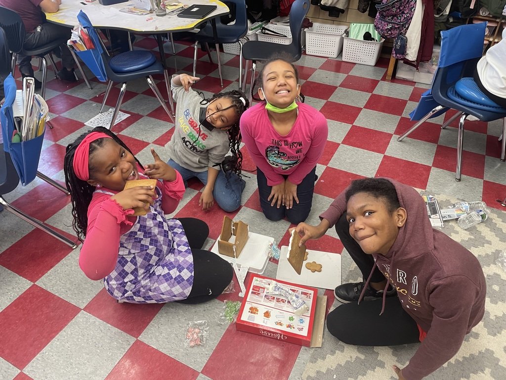 Hope everyone's break is as sweet as these gingerbread houses 4th grade made!