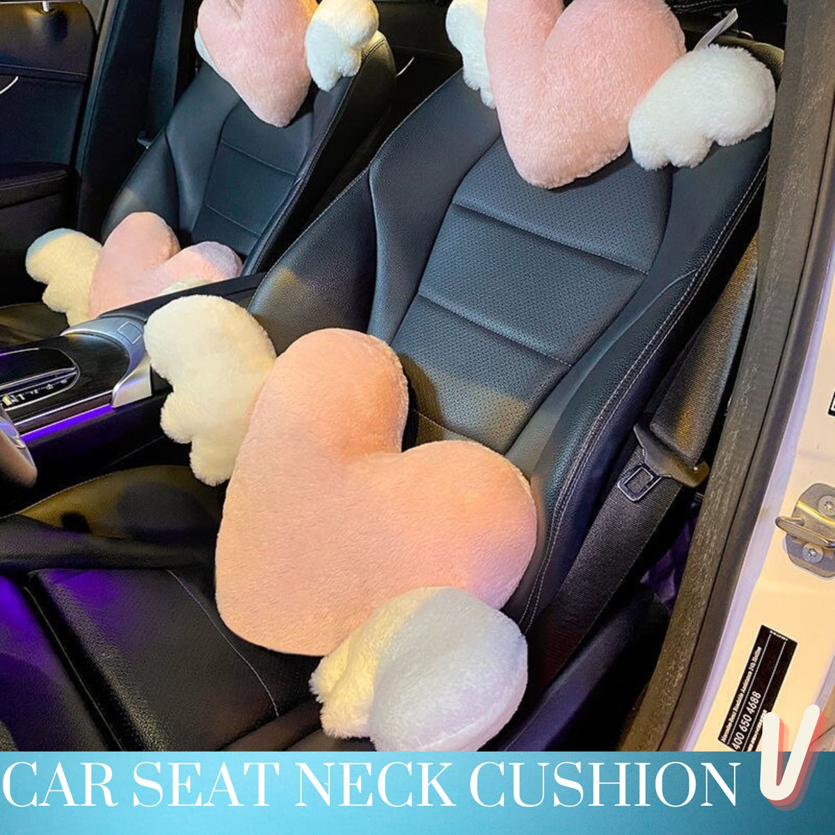 Excited to share the latest addition to my #etsy shop: Plush Pillow Car Accessories, Heart Plush Women Car Gift. etsy.me/3jwckKF #white #caraccessories #newcargift #carseatcover #cardecorforwomen #carneckcushion #carbackpillow #uniqueaccessories #carheadrest